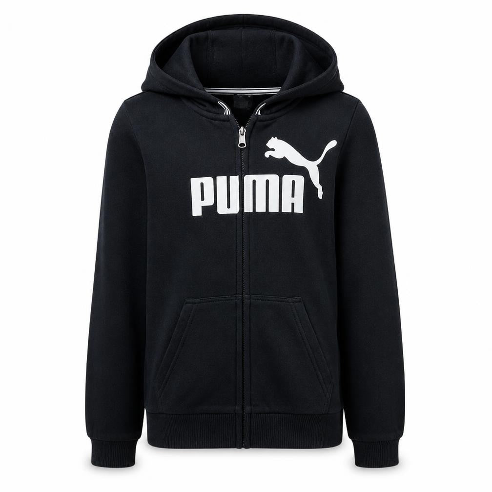 Boys UK Size 14 Years PUMA Black Full Zip Hoodie