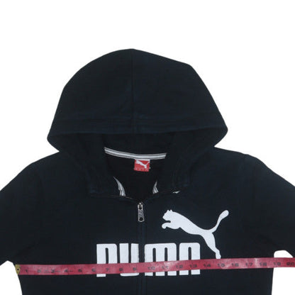 Boys UK Size 14 Years PUMA Black Full Zip Hoodie