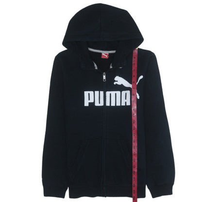 Boys UK Size 14 Years PUMA Black Full Zip Hoodie