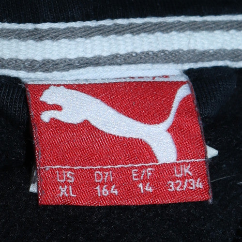 Boys UK Size 14 Years PUMA Black Full Zip Hoodie