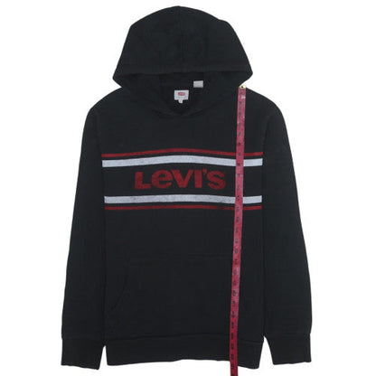 Mens UK Size L Levi's Black Pullover Hoodie