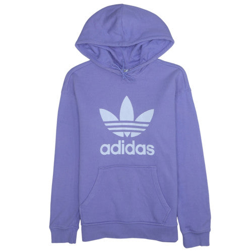 Womens UK Size 8 adidas Purple Pullover Hoodie