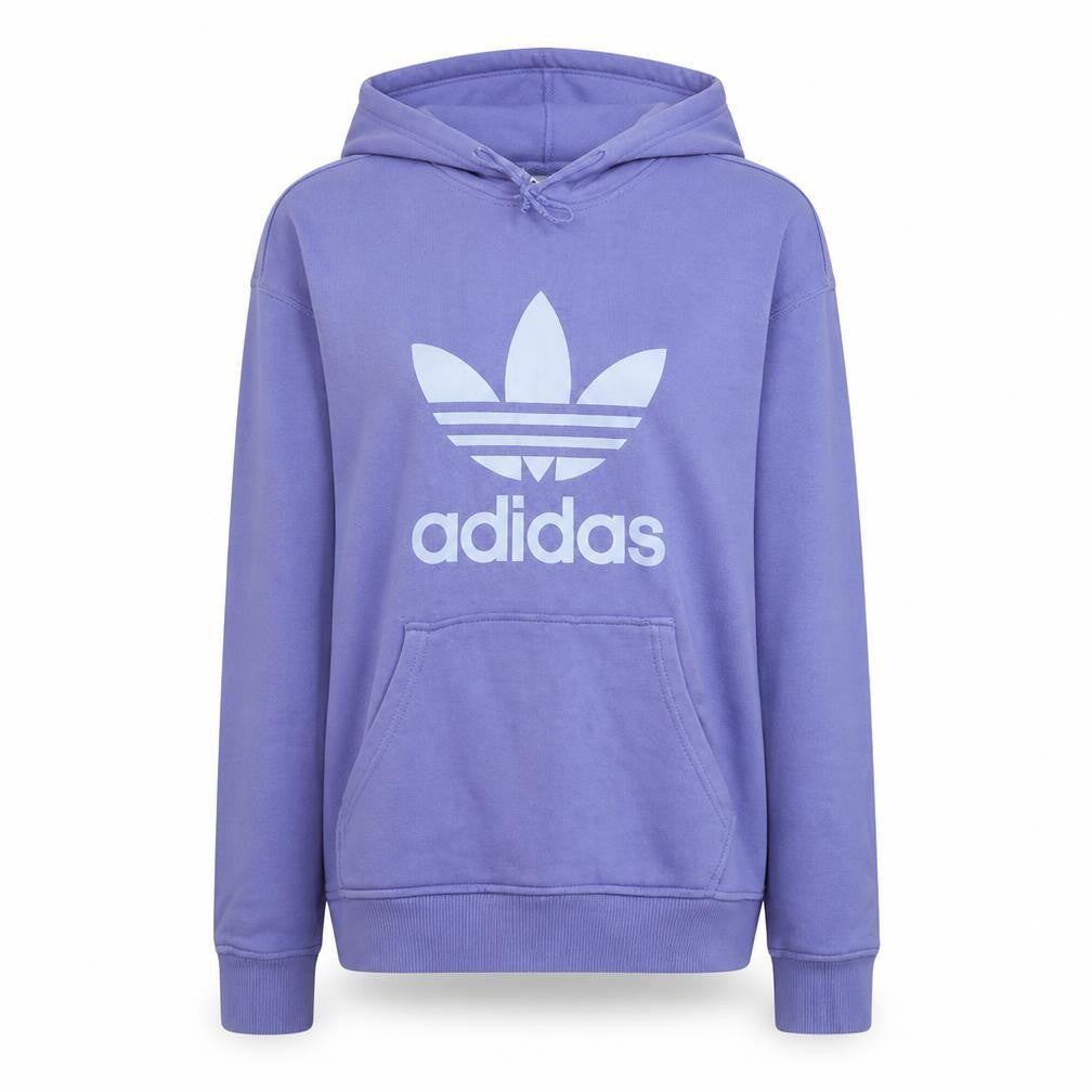 Womens UK Size 8 adidas Purple Pullover Hoodie