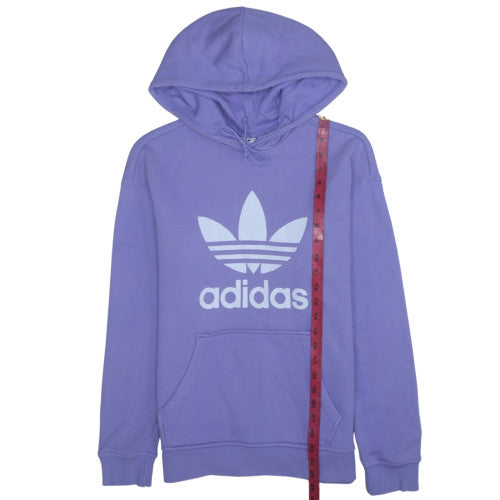 Womens UK Size 8 adidas Purple Pullover Hoodie