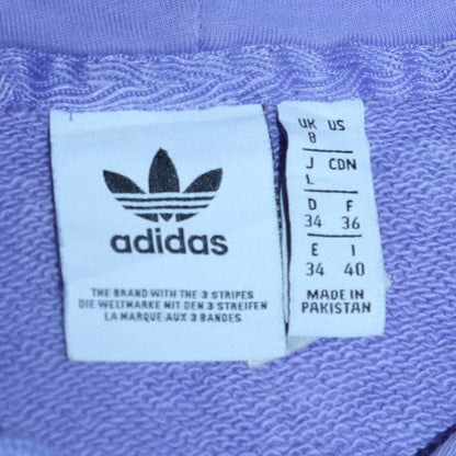 Womens UK Size 8 adidas Purple Pullover Hoodie