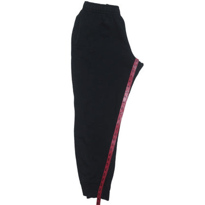 Mens UK Size M Nike Regular Fit Jogger Black Trousers