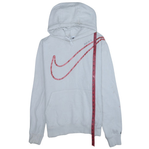 Mens UK Size M Nike White Pullover Hoodie