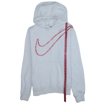 Mens UK Size M Nike White Pullover Hoodie