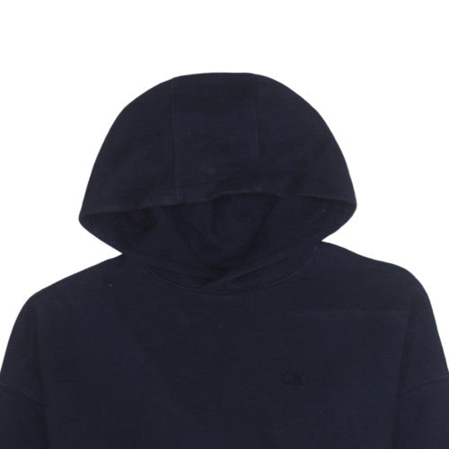 Mens UK Size L Calvin Klein Blue Pullover Hoodie