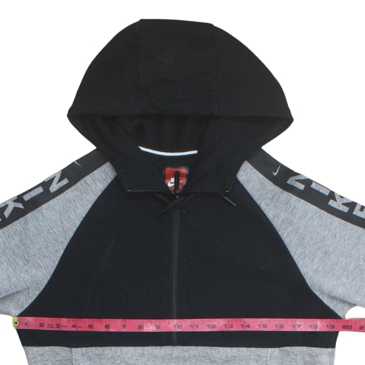 Mens UK Size L Nike Grey 1/2 Zip Hoodie
