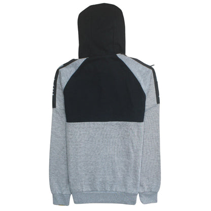 Mens UK Size L Nike Grey 1/2 Zip Hoodie