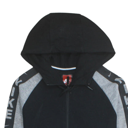 Mens UK Size L Nike Grey 1/2 Zip Hoodie