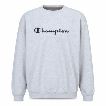 Mens UK Size 2XL Champion Grey Pullover Sweatshirt