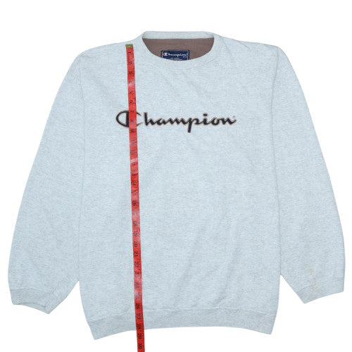 Mens UK Size 2XL Champion Grey Pullover Sweatshirt