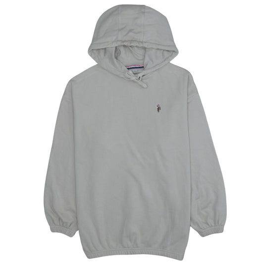 Mens UK Size XS U.S. Polo Assn. Beige Pullover Hoodie