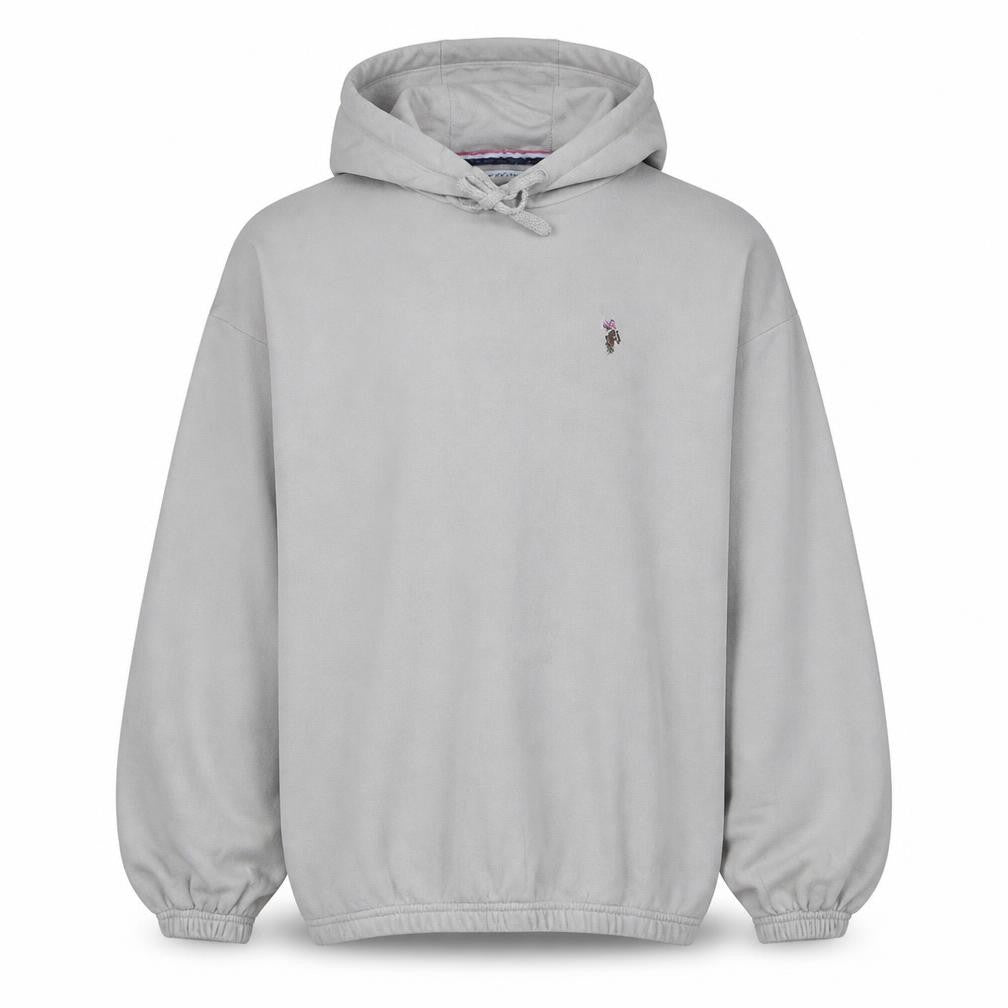 Mens UK Size XS U.S. Polo Assn. Beige Pullover Hoodie