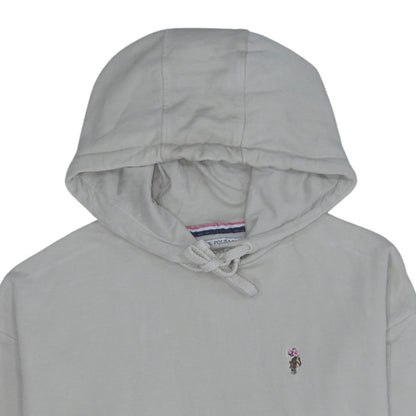 Mens UK Size XS U.S. Polo Assn. Beige Pullover Hoodie