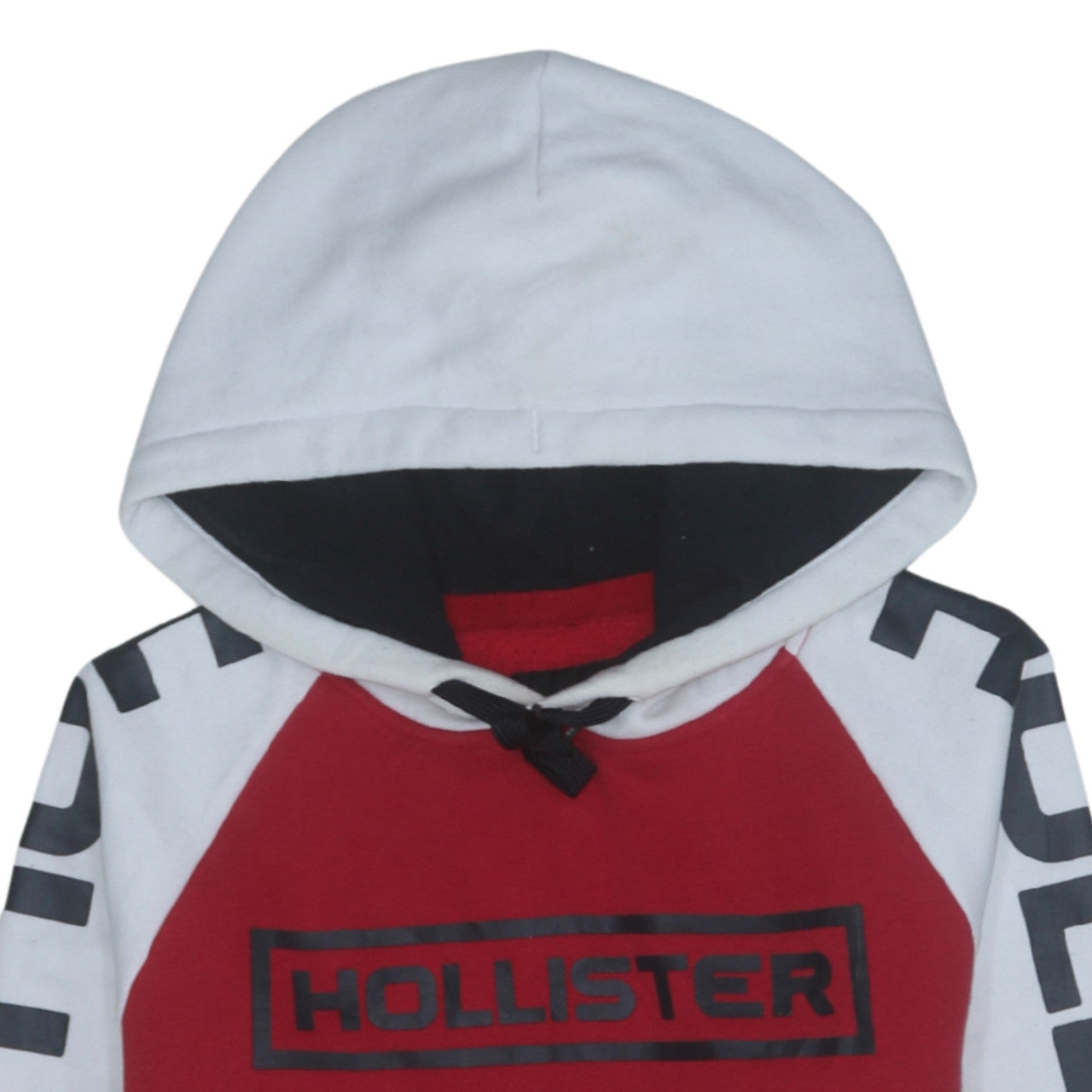 Mens UK Size XS Hollister Red Pullover Hoodie