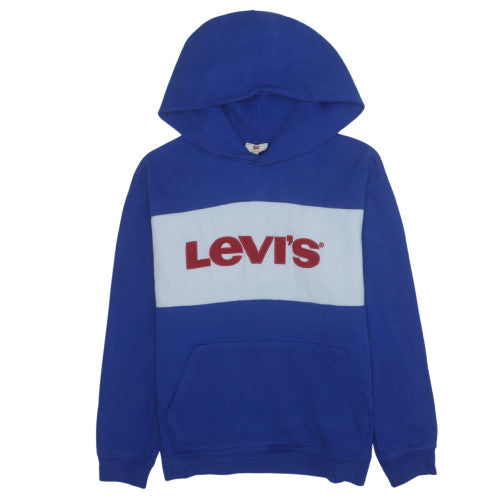 Mens UK Size S Levi's Blue Pullover Hoodie