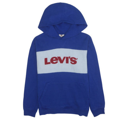 Mens UK Size S Levi's Blue Pullover Hoodie