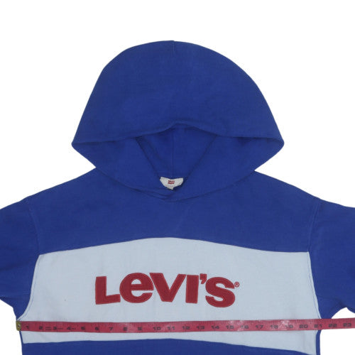 Mens UK Size S Levi's Blue Pullover Hoodie