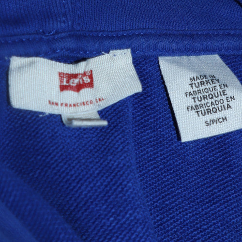 Mens UK Size S Levi's Blue Pullover Hoodie