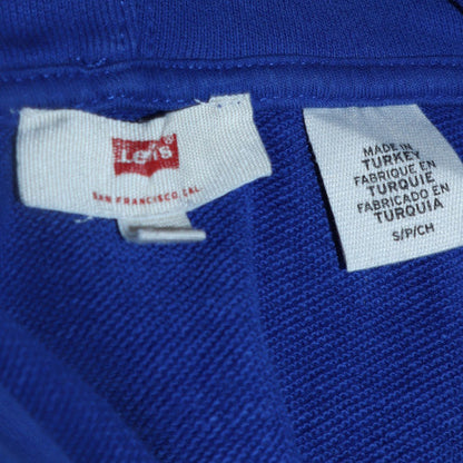 Mens UK Size S Levi's Blue Pullover Hoodie