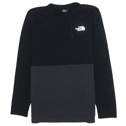 The North Face Boys Black XL Colourblock Fleece Pullover Sweatshirt