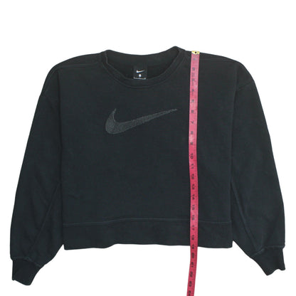 Womens UK Size S Nike Black Pullover Sweatshirt