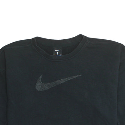 Womens UK Size S Nike Black Pullover Sweatshirt