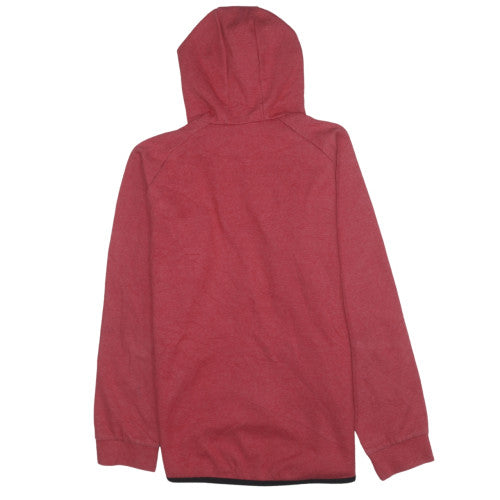 Mens UK Size M Nike Red Full Zip Hoodie