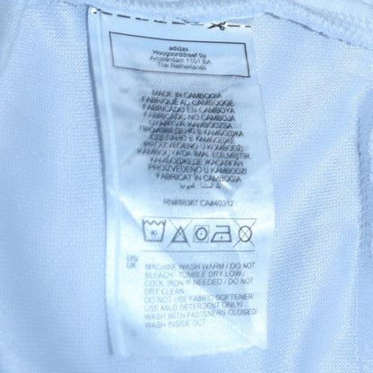 Mens UK Size S adidas White Full Zip Sweatshirt