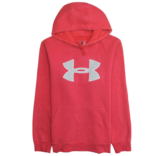 Mens UK Size XL Under armour Red Pullover Hoodie