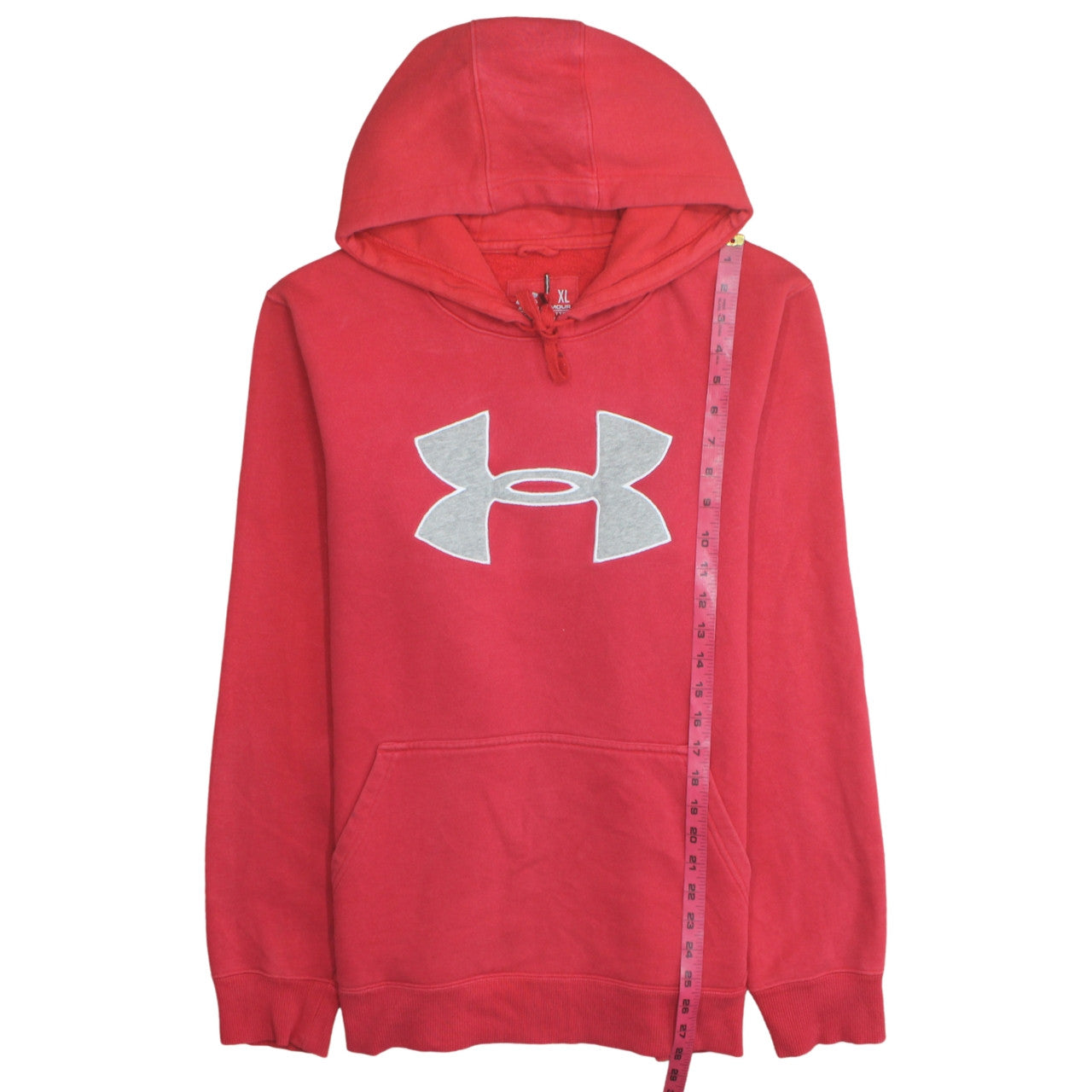 Mens UK Size XL Under armour Red Pullover Hoodie