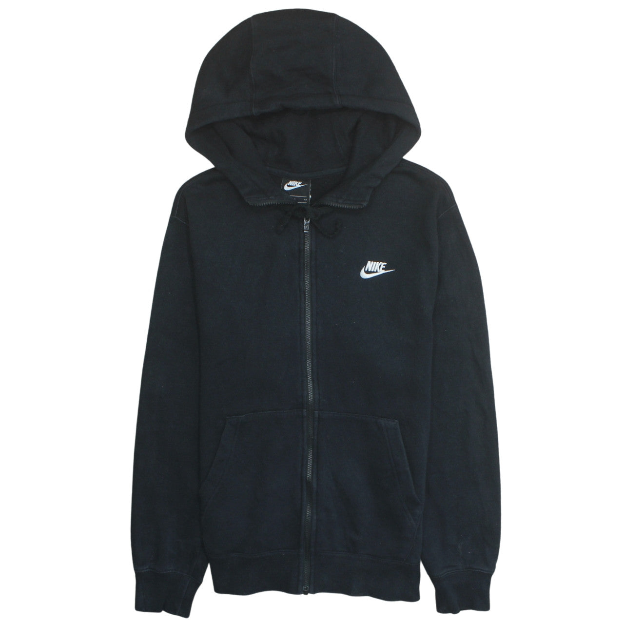 Mens UK Size S Nike Black Full Zip Hoodie