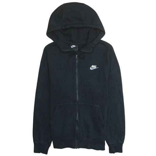 Mens UK Size S Nike Black Full Zip Hoodie