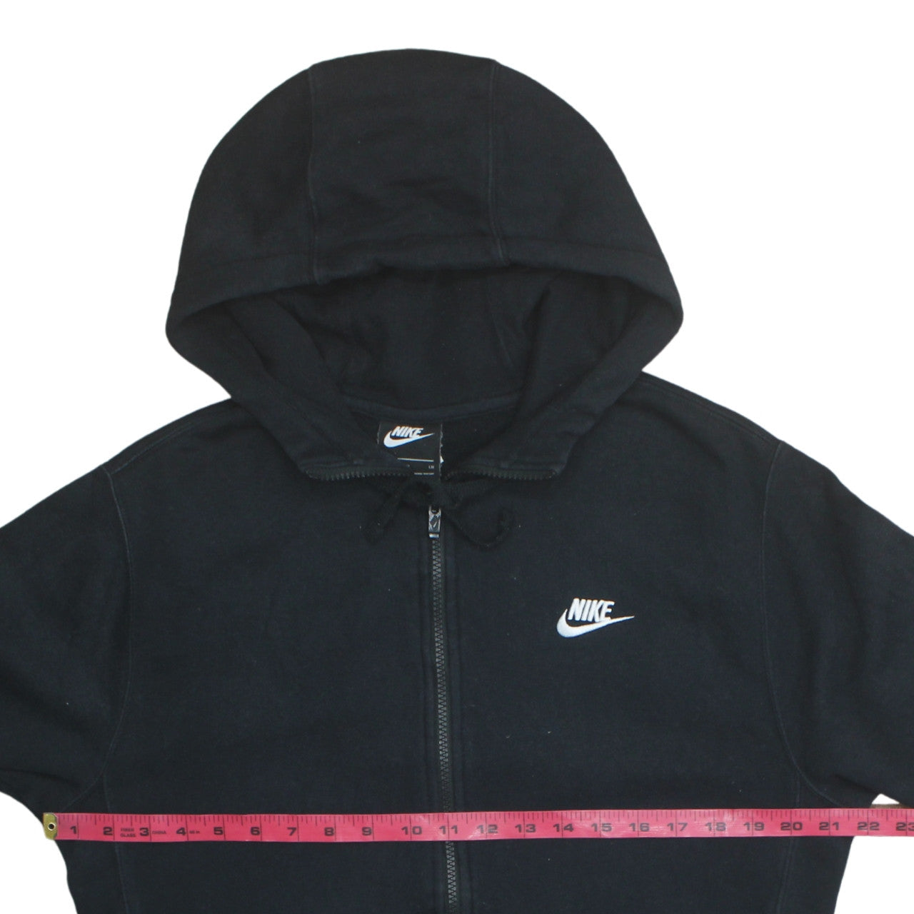 Mens UK Size S Nike Black Full Zip Hoodie