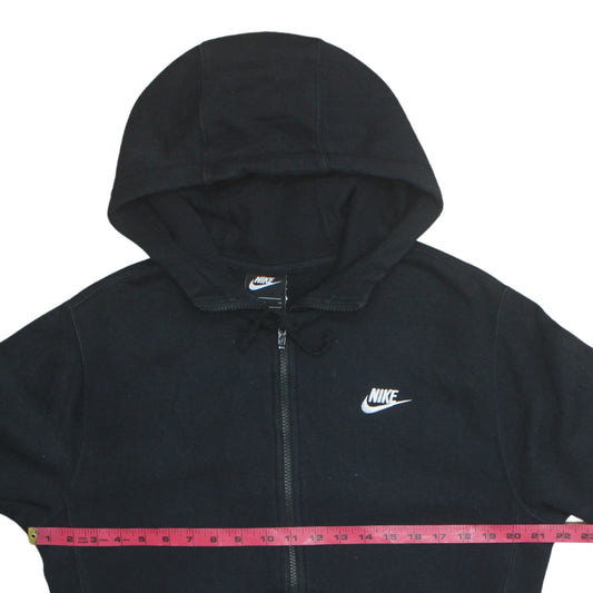 Mens UK Size S Nike Black Full Zip Hoodie