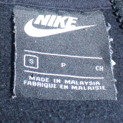 Mens UK Size S Nike Black Full Zip Hoodie