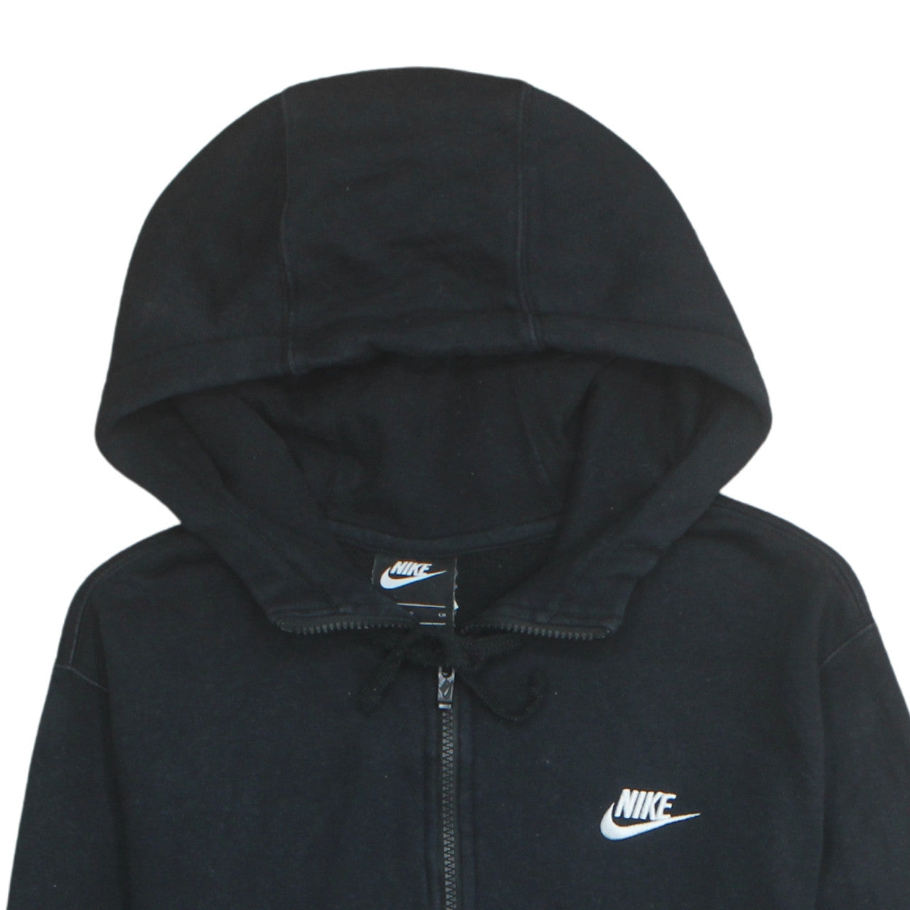 Mens UK Size S Nike Black Full Zip Hoodie