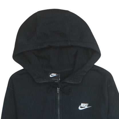 Mens UK Size S Nike Black Full Zip Hoodie