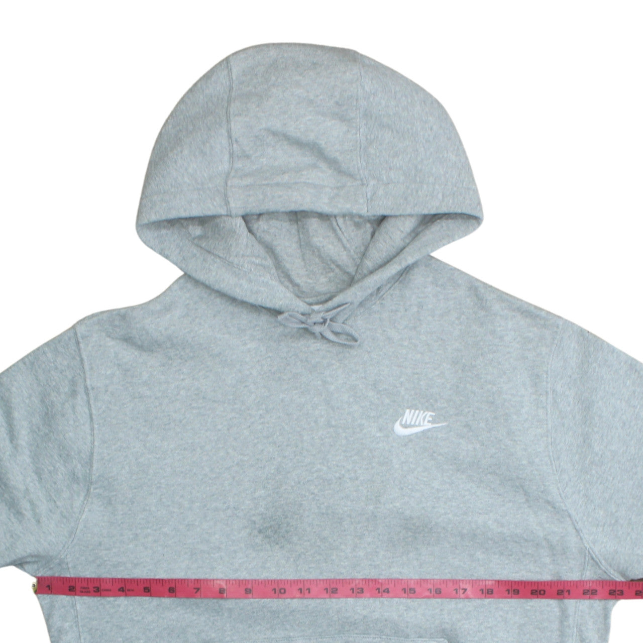 Mens UK Size M Nike Grey Pullover Hoodie