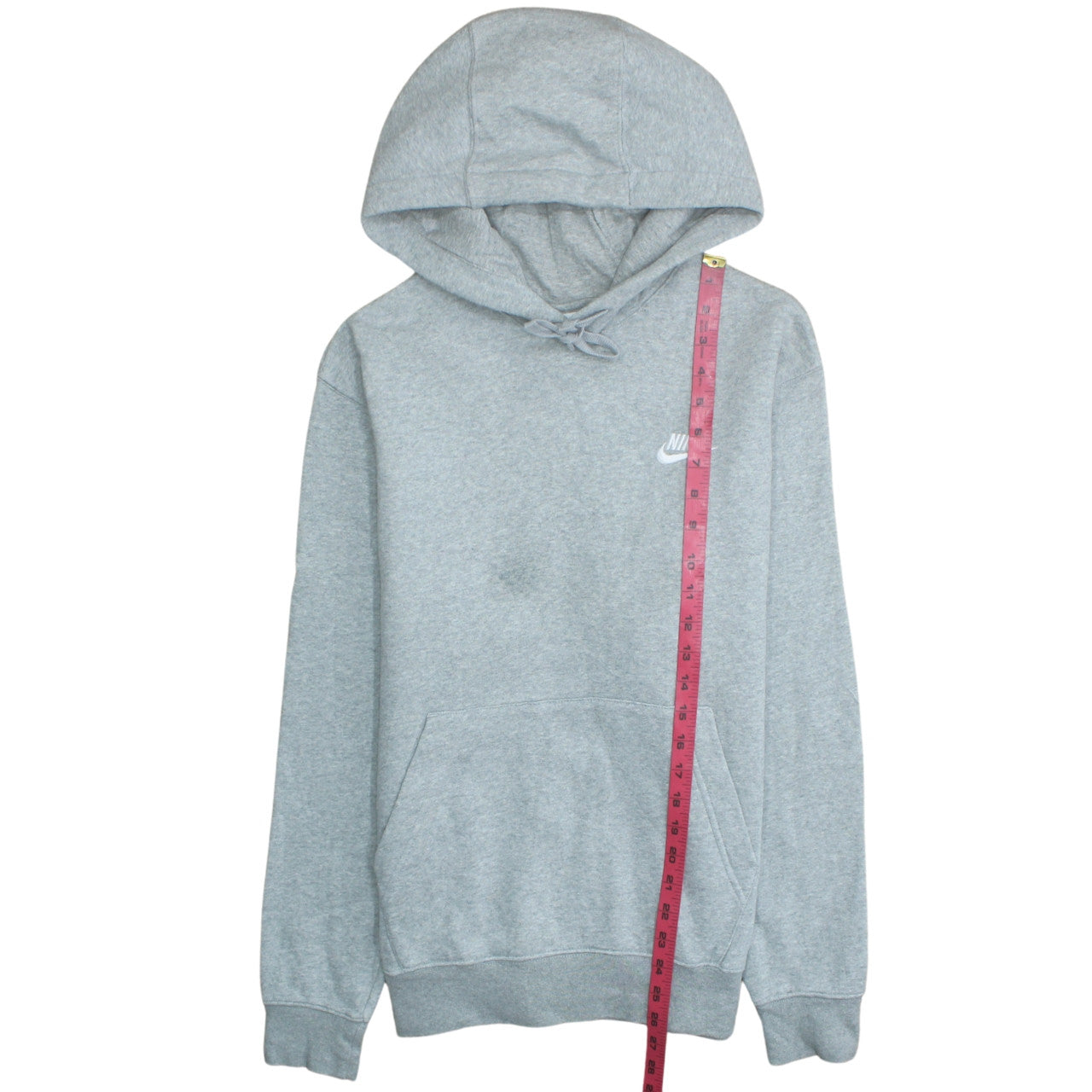 Mens UK Size M Nike Grey Pullover Hoodie