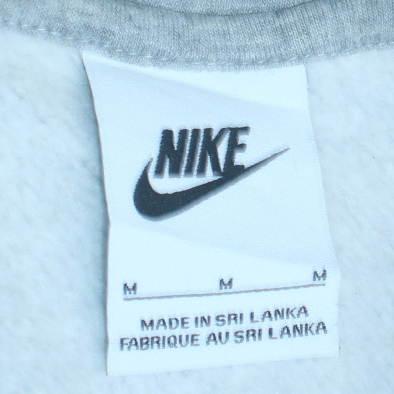 Mens UK Size M Nike Grey Pullover Hoodie