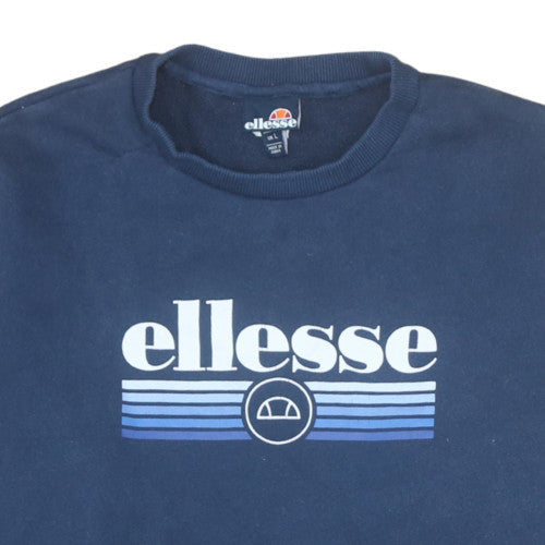 Mens UK Size L ellesse Blue Pullover Sweatshirt
