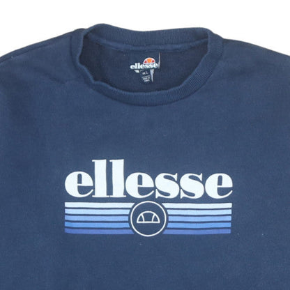 Mens UK Size L ellesse Blue Pullover Sweatshirt