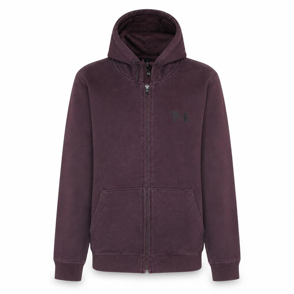 Mens UK Size S Under armour Purple Full Zip Hoodie