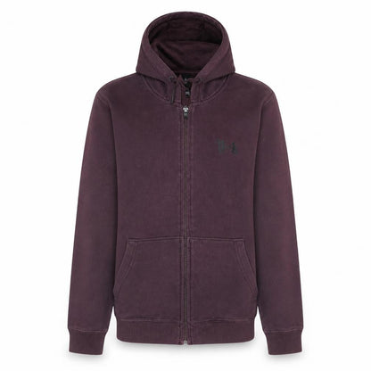 Mens UK Size S Under armour Purple Full Zip Hoodie