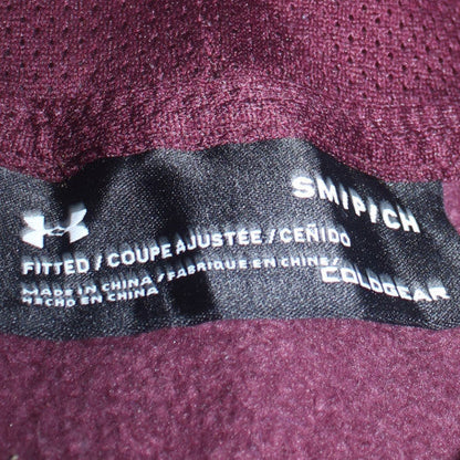 Mens UK Size S Under armour Purple Full Zip Hoodie