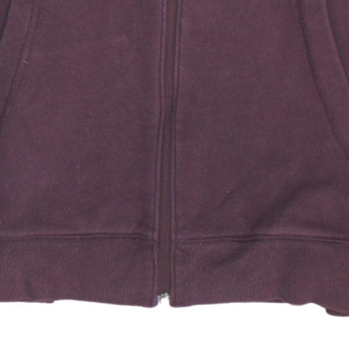 Mens UK Size S Under armour Purple Full Zip Hoodie